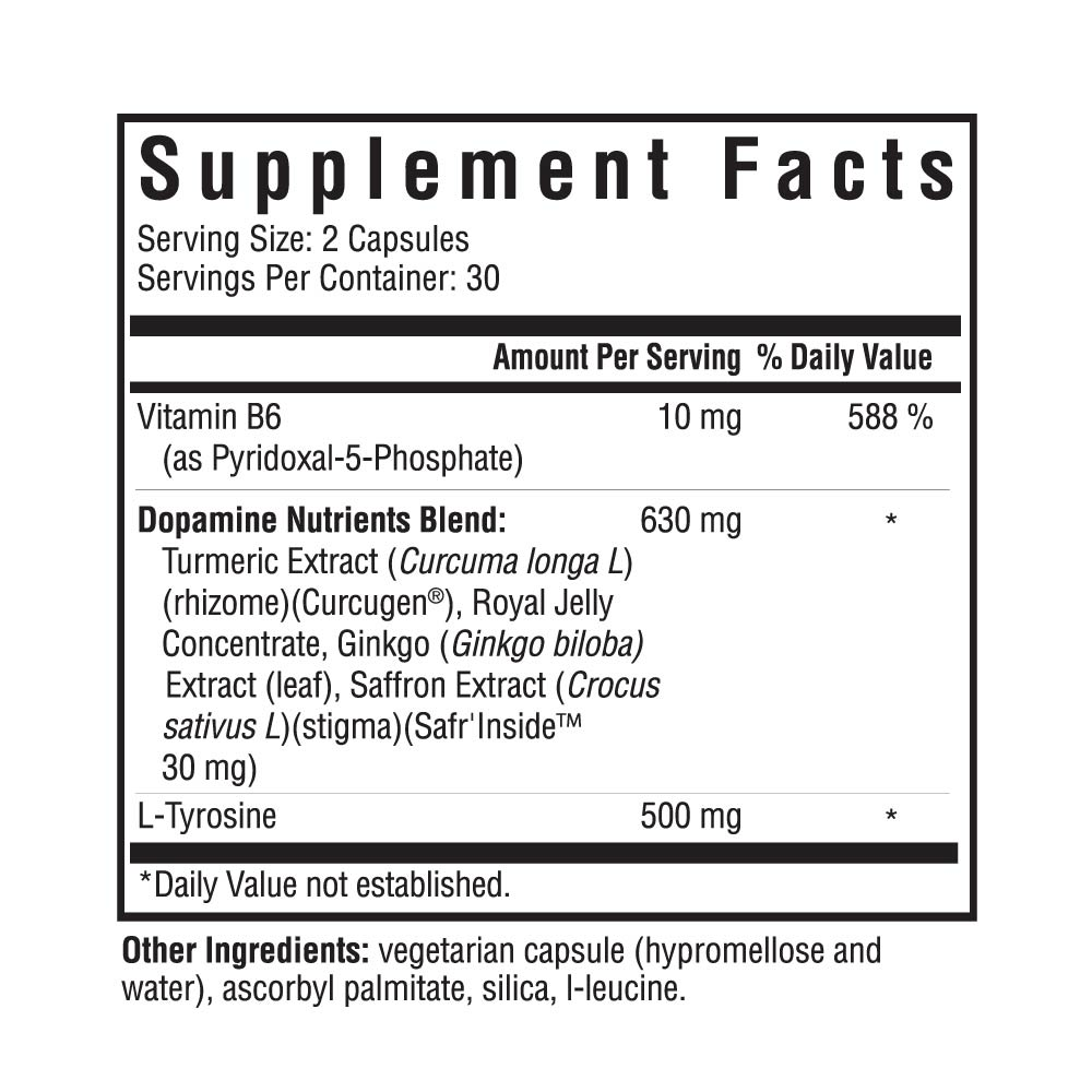 Dopamine Nutrients - 60 capsules