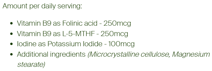 Folate Restore 30 capsules