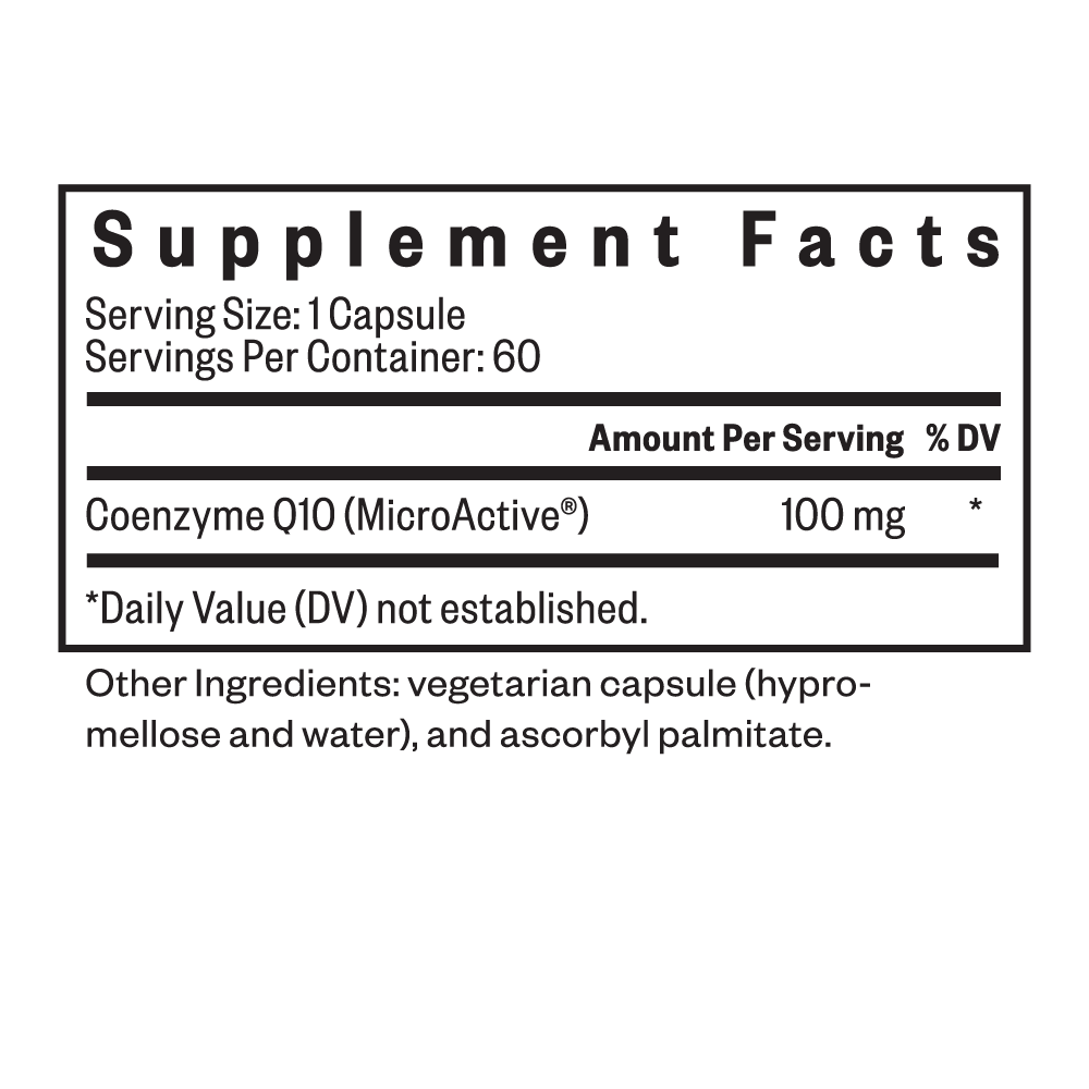 CoQ10 100mg 60 Capsules